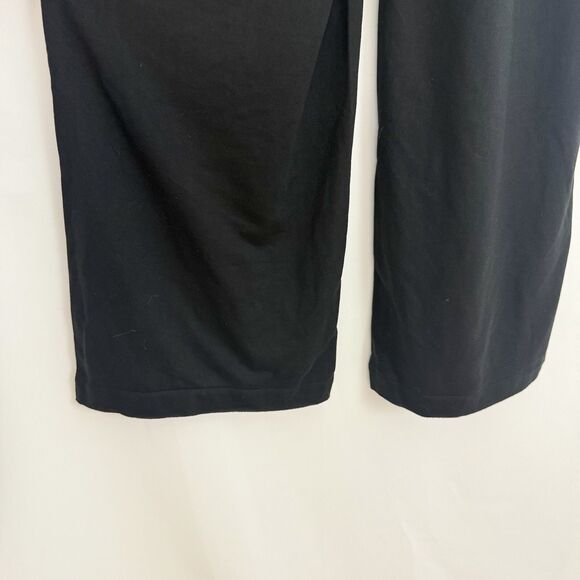 AREA STARS Wide Leg Long Pants XS Black Knit Pull On Elastic Waist NWT B69 - Picture 4 of 6